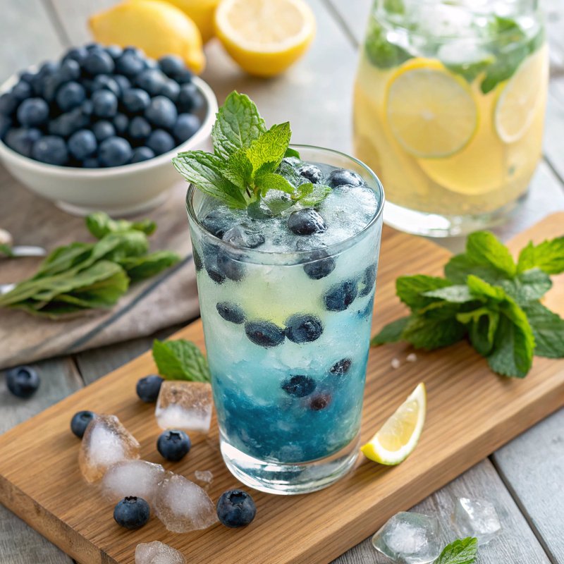 Blueberry Mint Lemonade