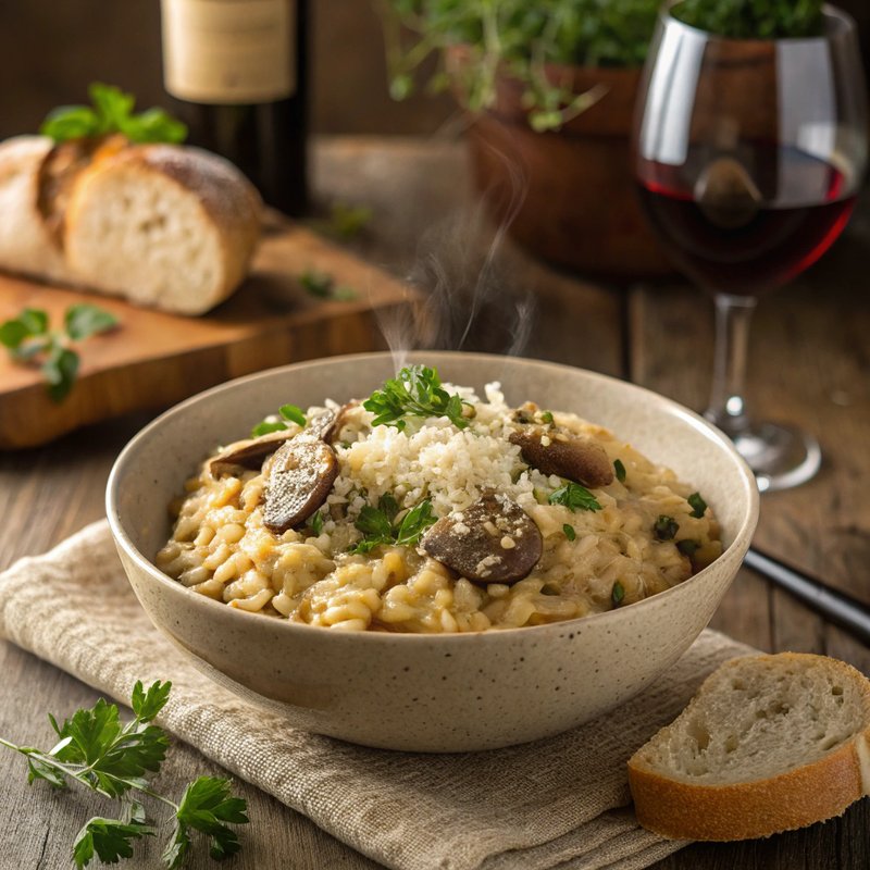Italian Porcini Risotto