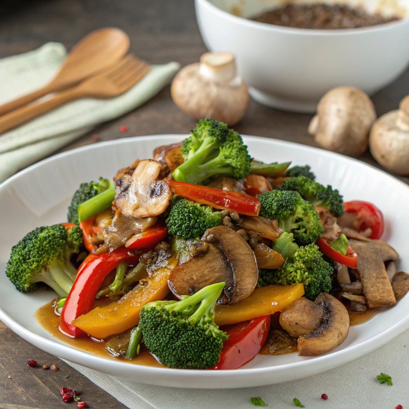 Savory Mushroom Stir Fry