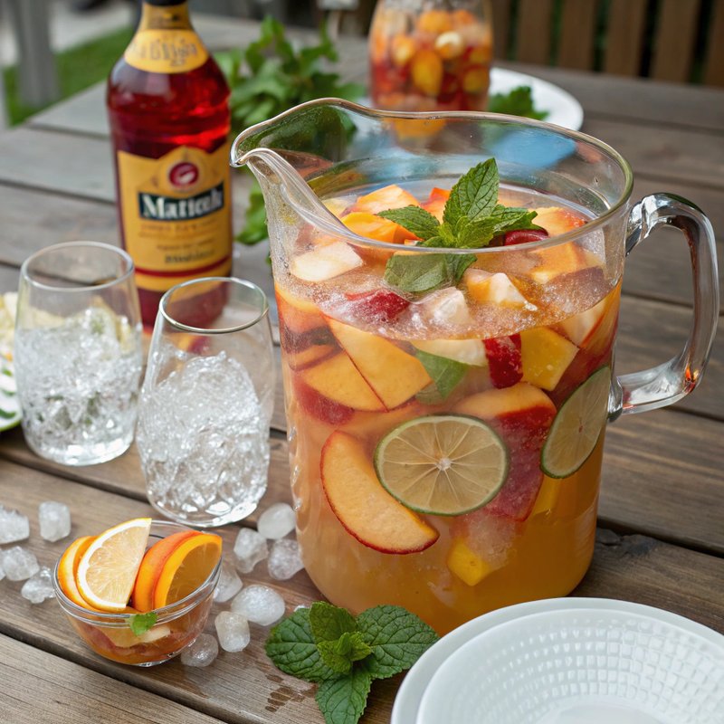 Peach and Mango Sangria