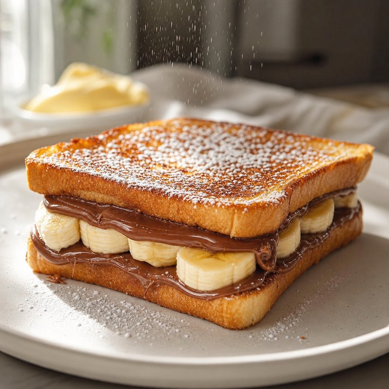 Nutella and Banana Sandwich - Indulge in this delightful Nutella and Banana Sandwich, where creamy, rich Nutella meets the natural sweetness of ripe bananas, all nestled between tw