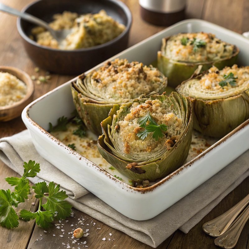 Parmesan Roasted Artichokes