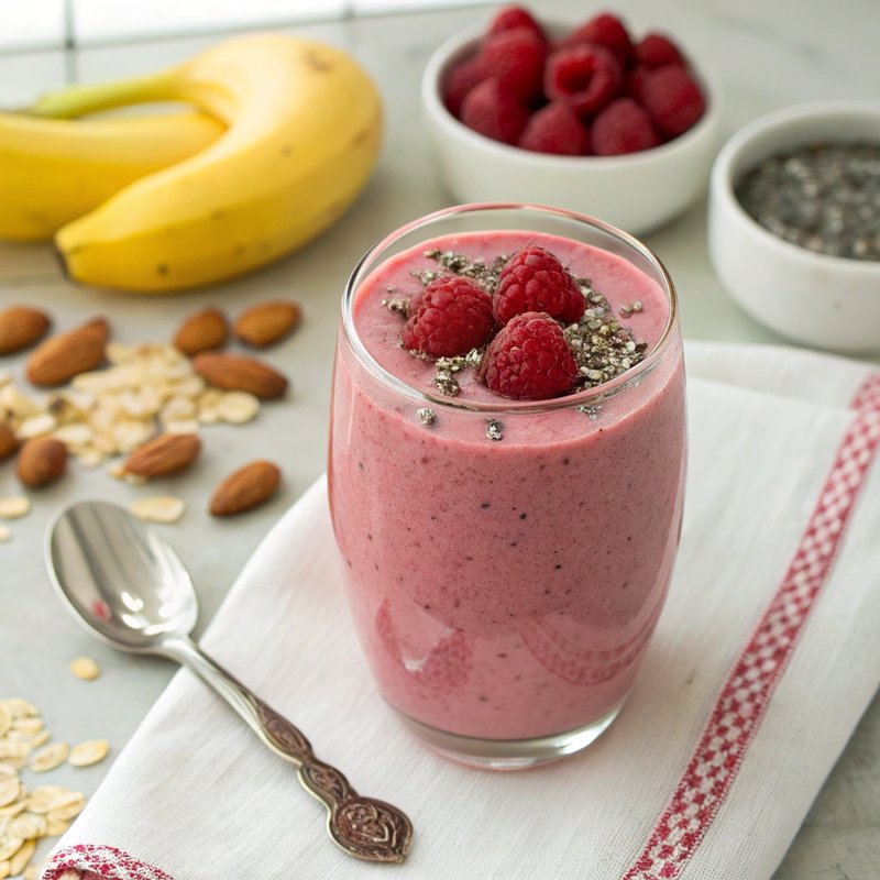 Delightful Raspberry Smoothie