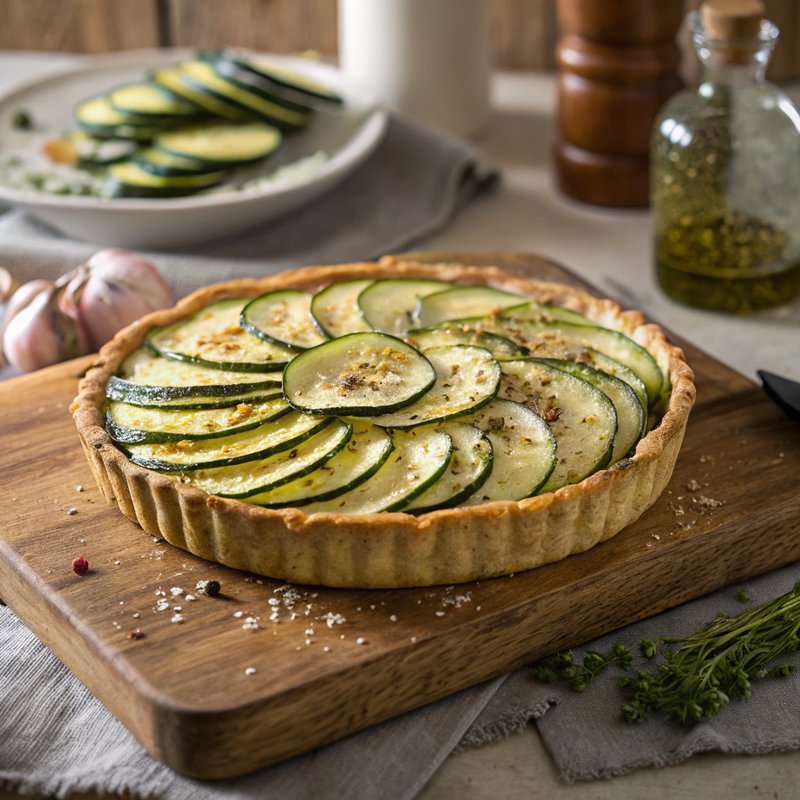 Provencal Zucchini and Garlic Tian