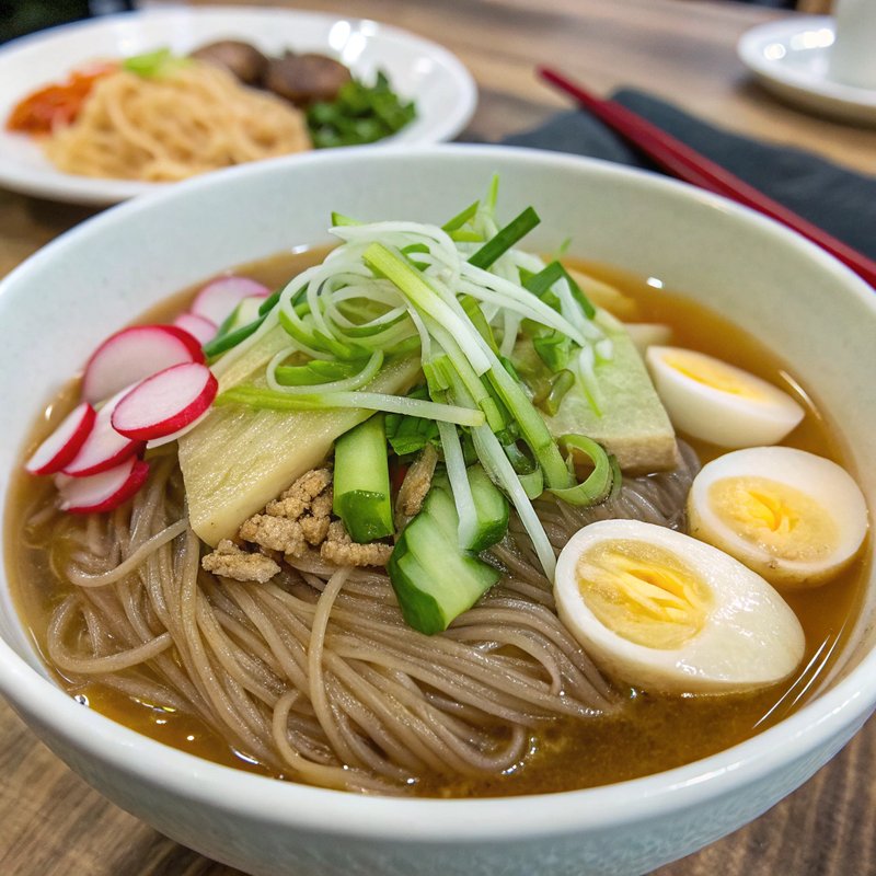 Mul Naengmyeon (Cold Buckwheat Noodles)