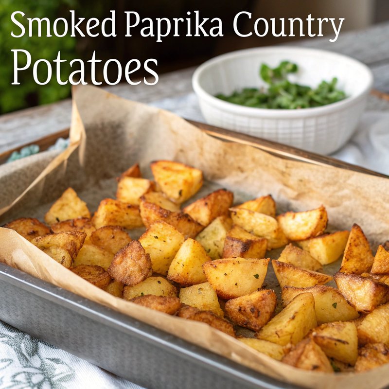 Smoked Paprika Country Potatoes
