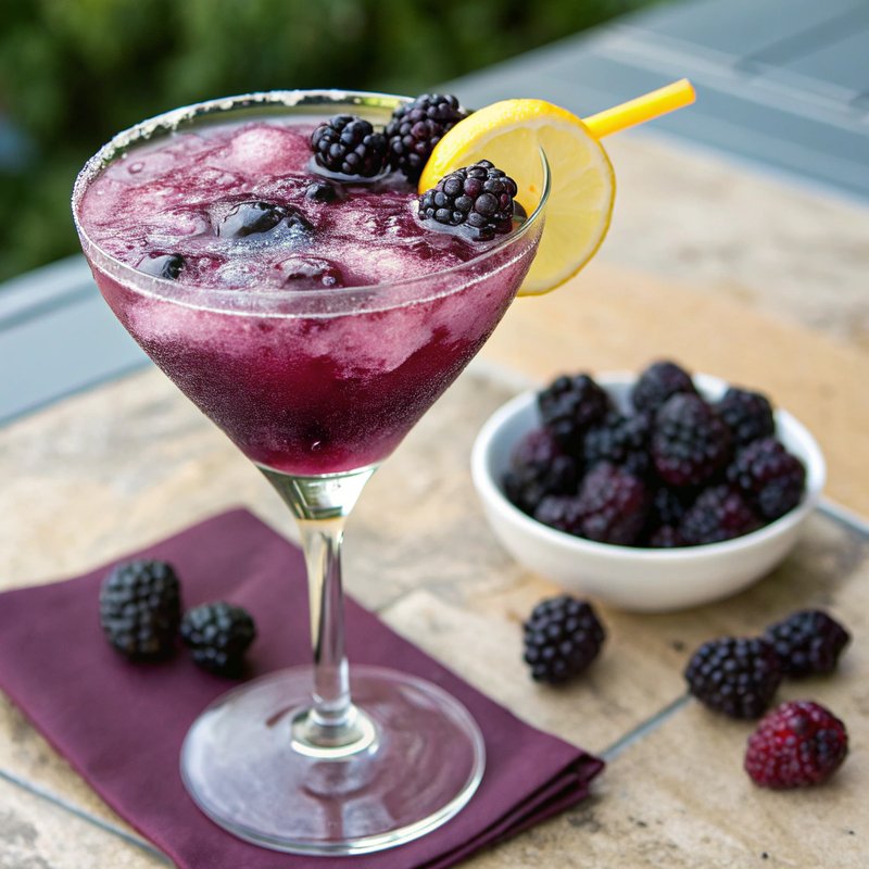 Blackberry Martini