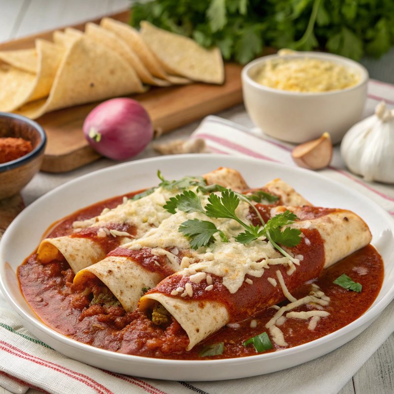 Enchiladas de Papa