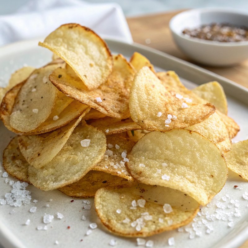 Homemade Crispy Salt and Vinegar Chips