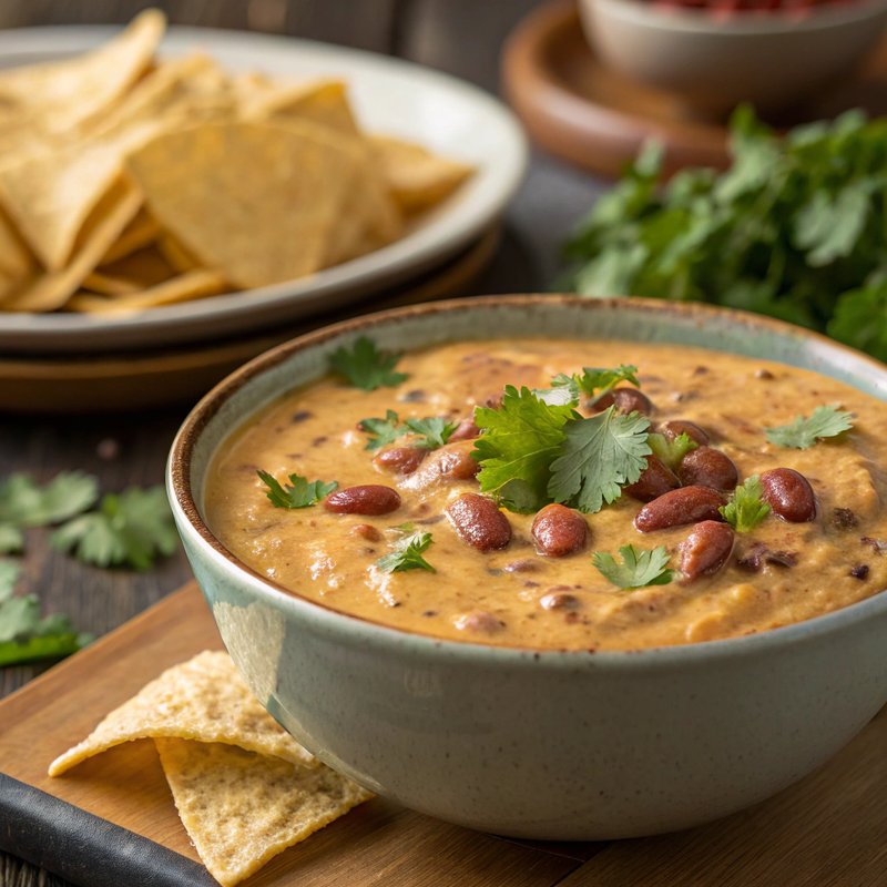 Pinto Bean and Cheddar Queso Dip