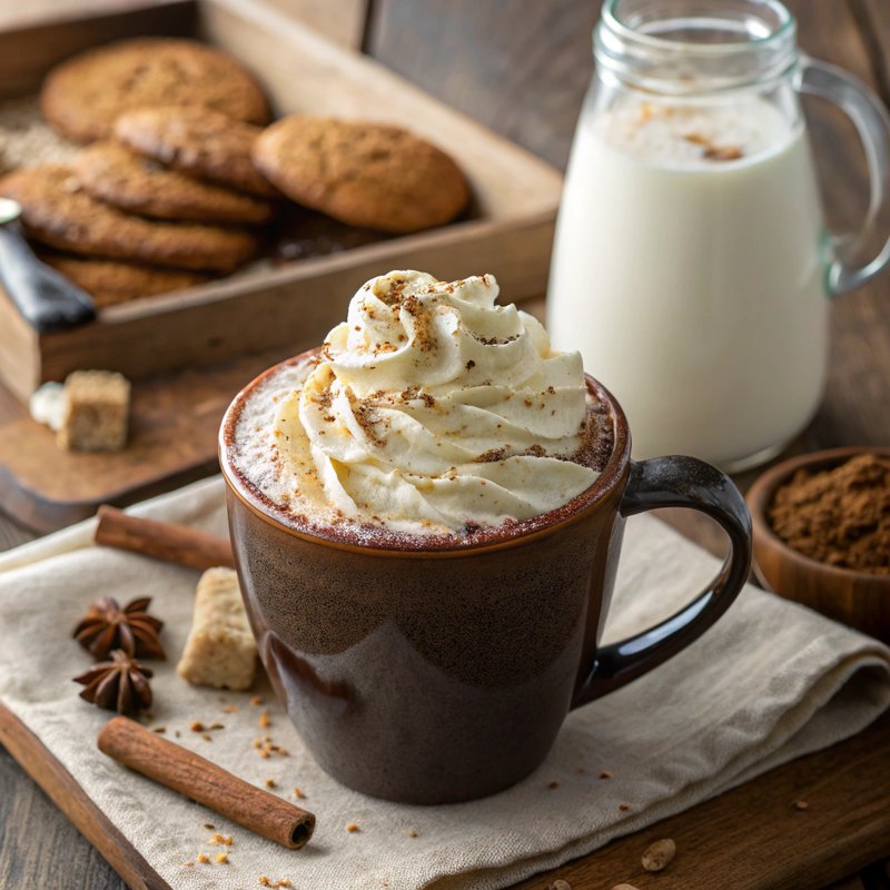 Spiced Oatmeal Cookie Latte