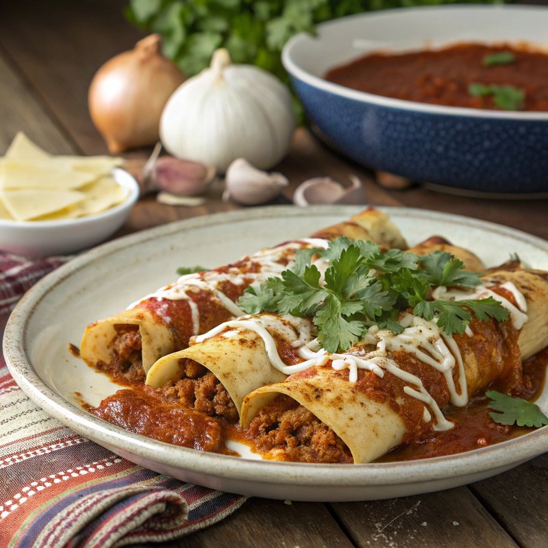 Enchiladas de Chorizo