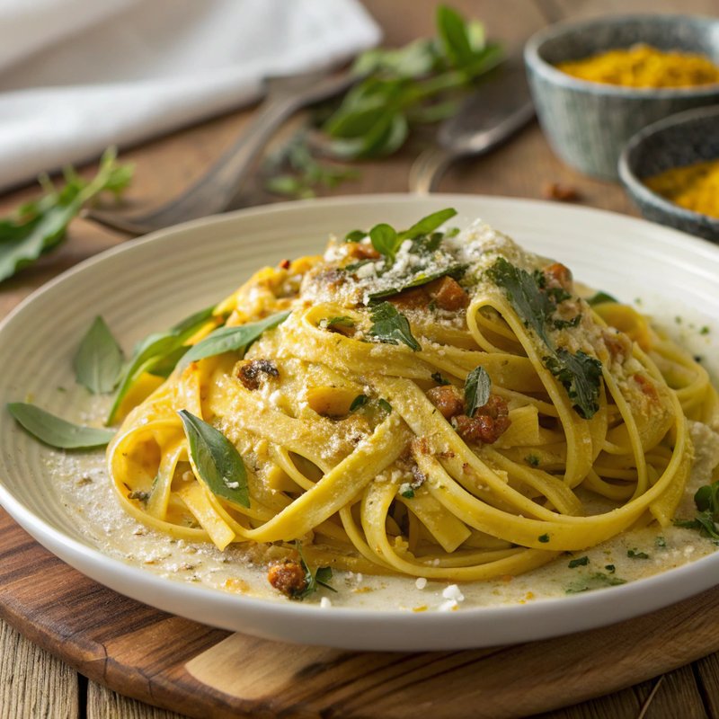 Linguine with Mustard and Tarragon