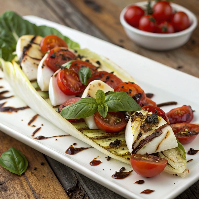 Grilled Endive Caprese Salad