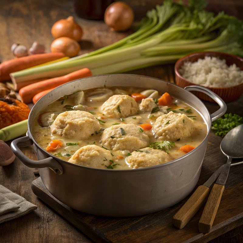 Homestyle Chicken and Dumplings