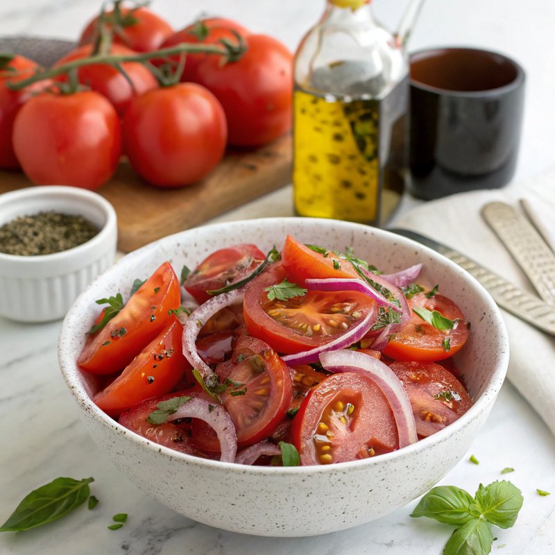 Mediterranean Tomato and Oregano Salad