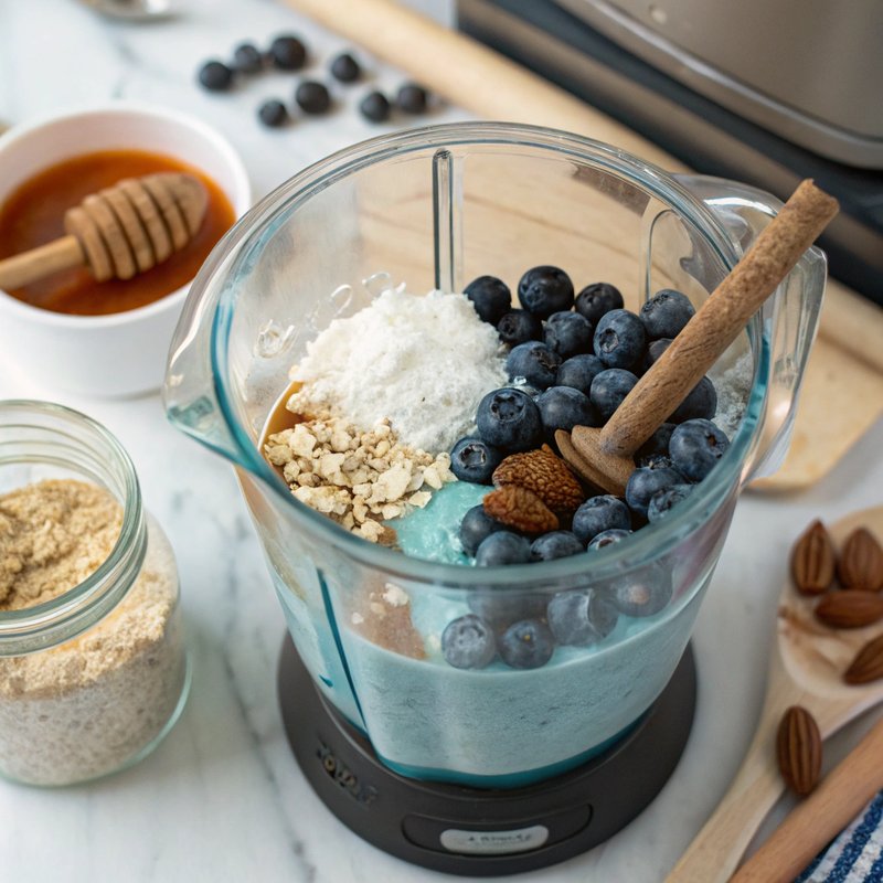 Blueberry Muffin Batter Protein Shake