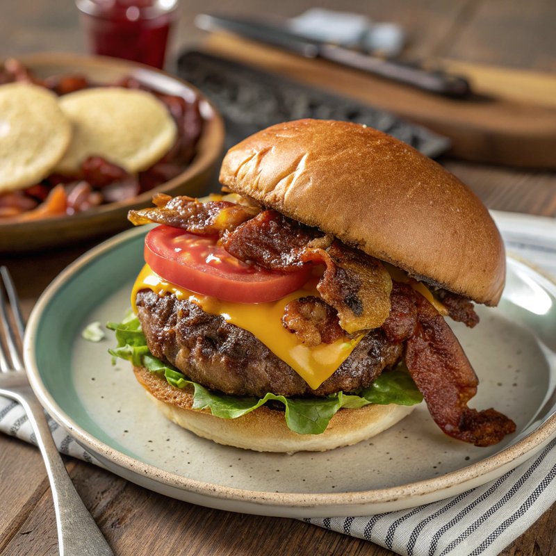 Maple Bacon Burger