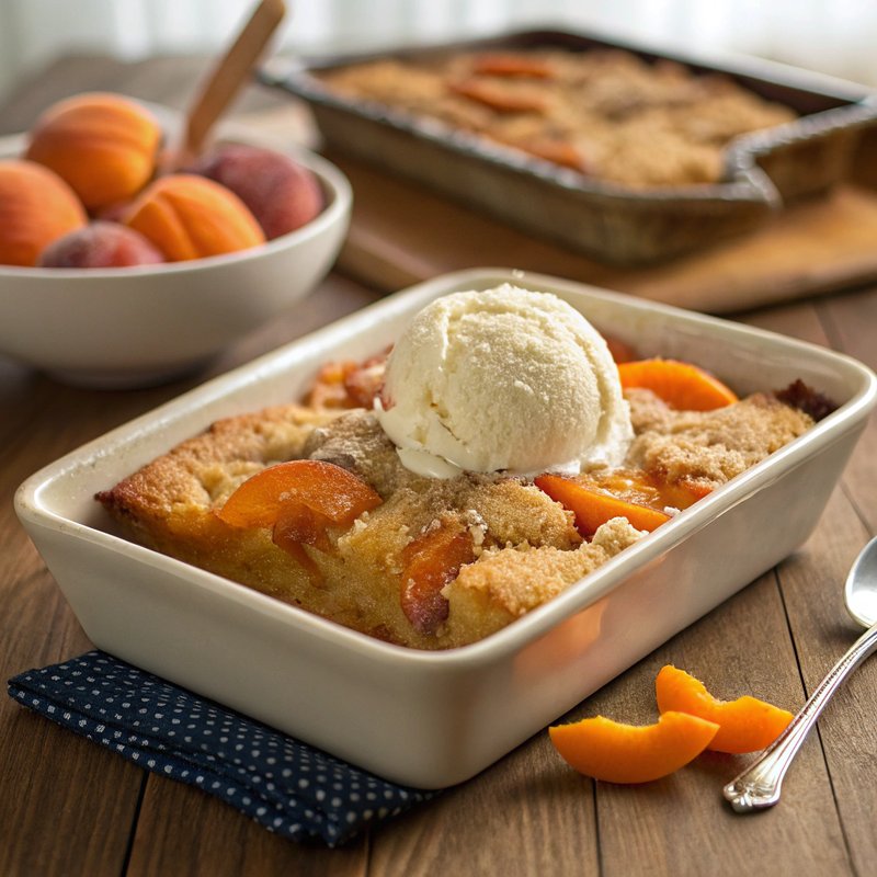 Apricot Cobbler Cake