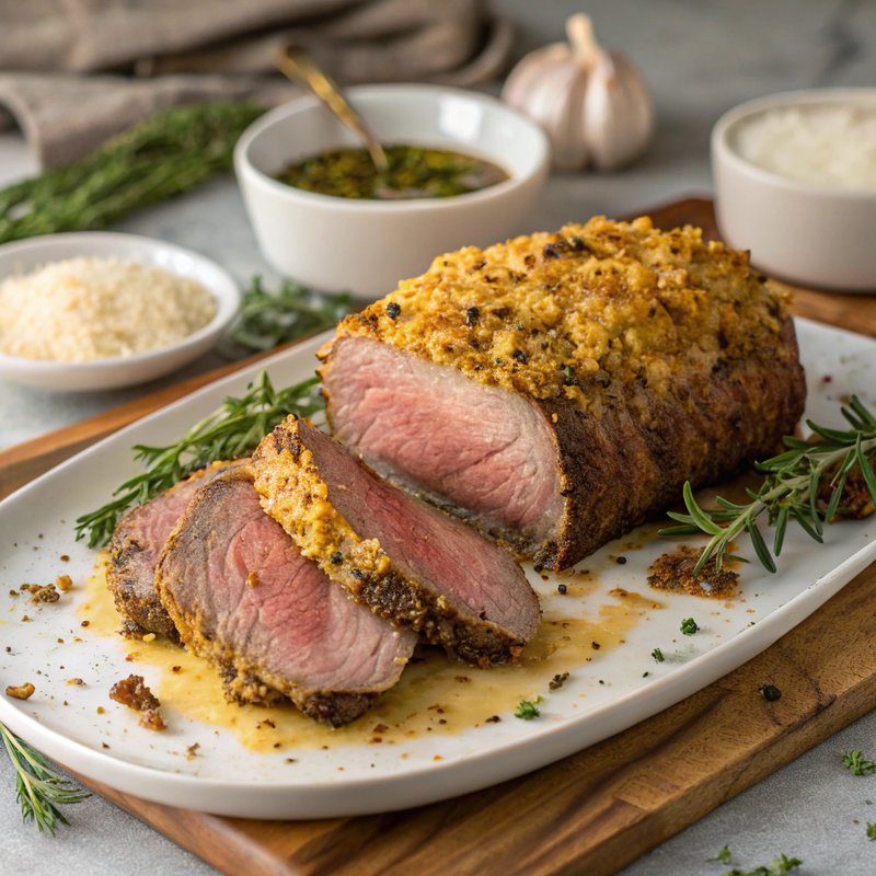 Parmesan Crusted Beef Tenderloin