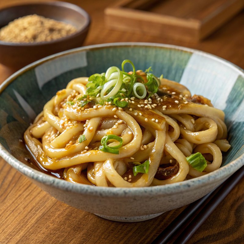 Savory Butter Soy Udon Noodles