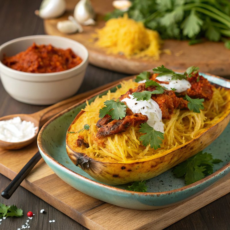 Tandoori Spaghetti Squash