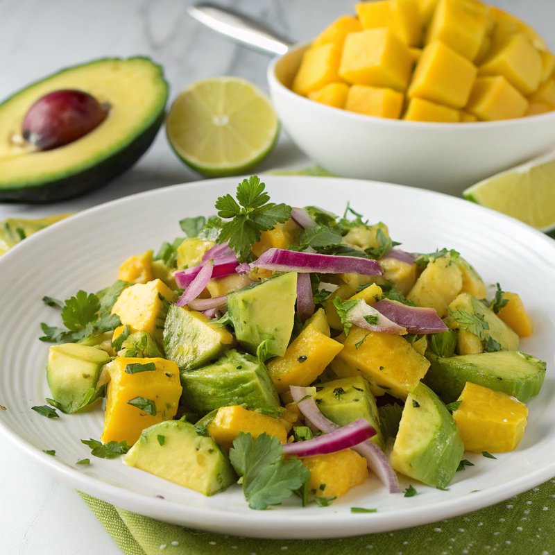 Kenyan Avocado and Mango Salad