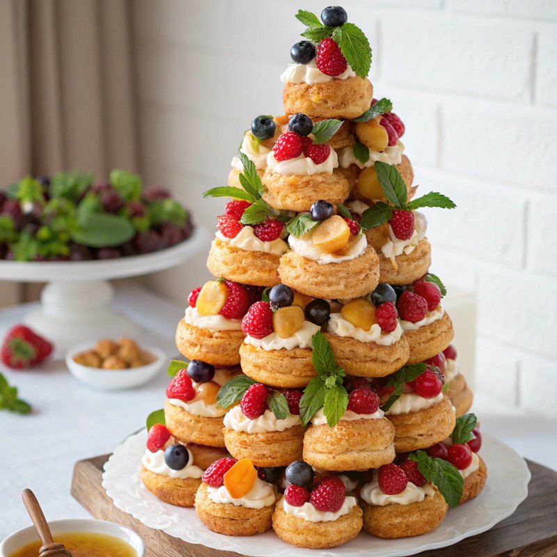 Croque en Bouche aux Fruits