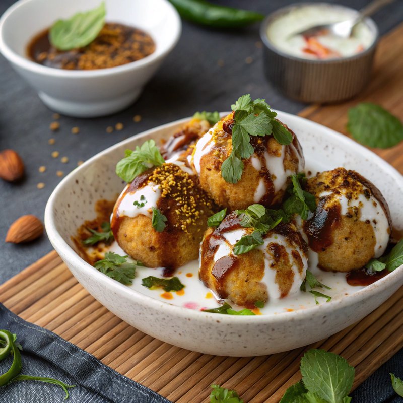 Dahi Bhalle - Indian Street Food Delight