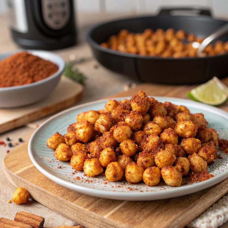 Air Fryer Crispy Chickpeas