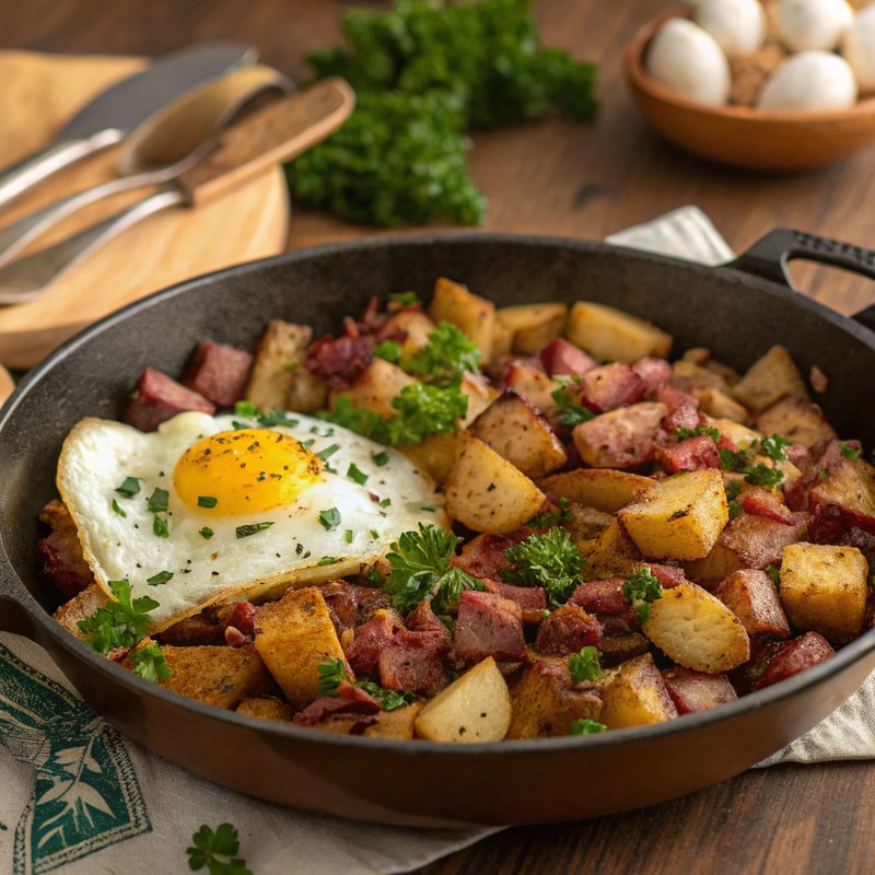 Hearty Pastrami Hash