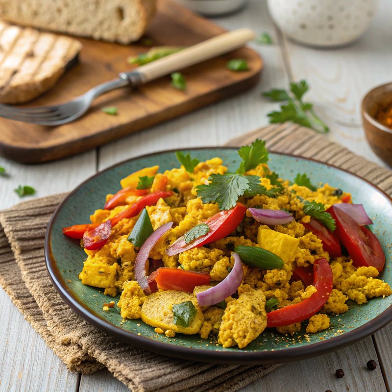 Vegetarian Tofu Scramble