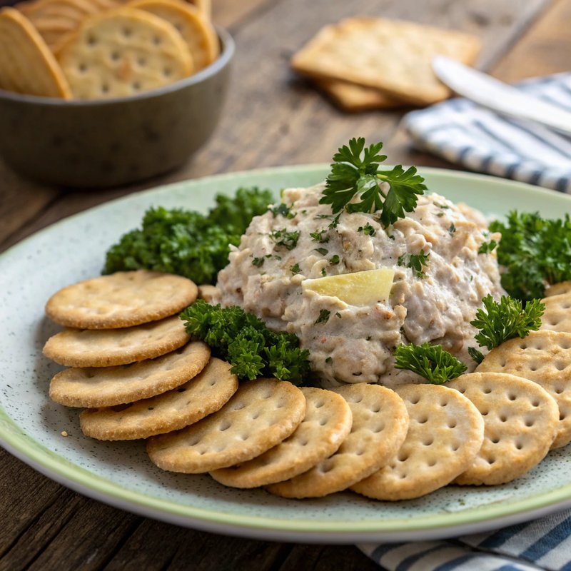 Gourmet Tuna and Crackers