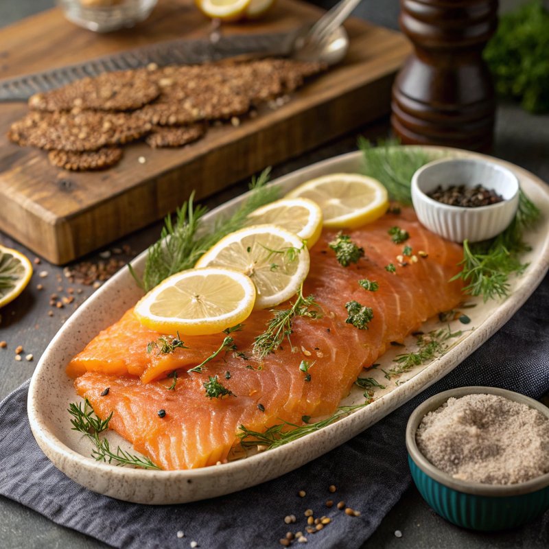 Homemade Artisan Smoked Salmon