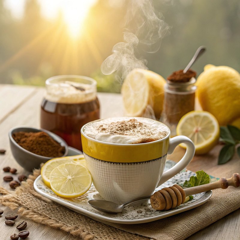 Lemon Madeleine Coffee