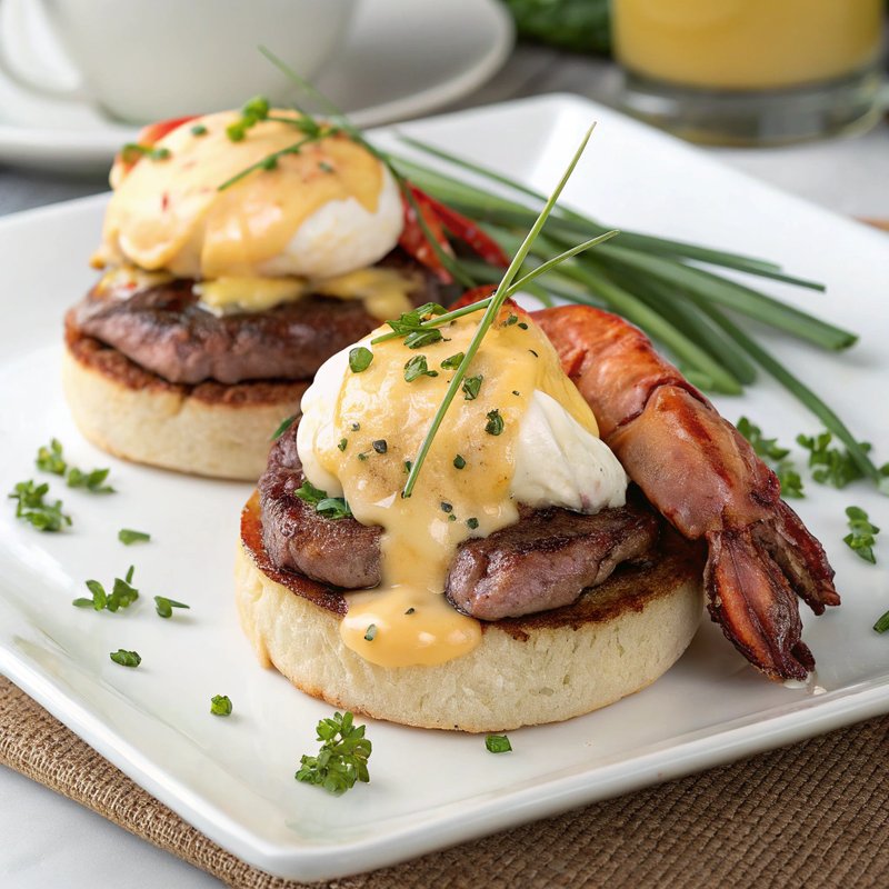 Gourmet Surf and Turf Eggs Benedict
