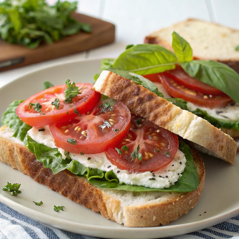 Enhanced Classic Tomato Sandwich