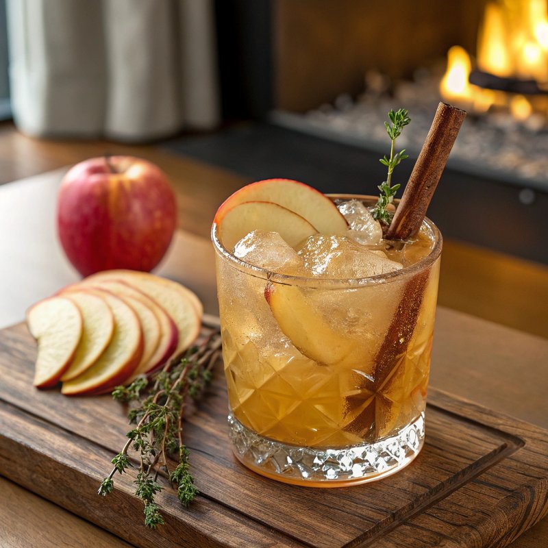 Enhanced Apple Cider Whiskey Sour