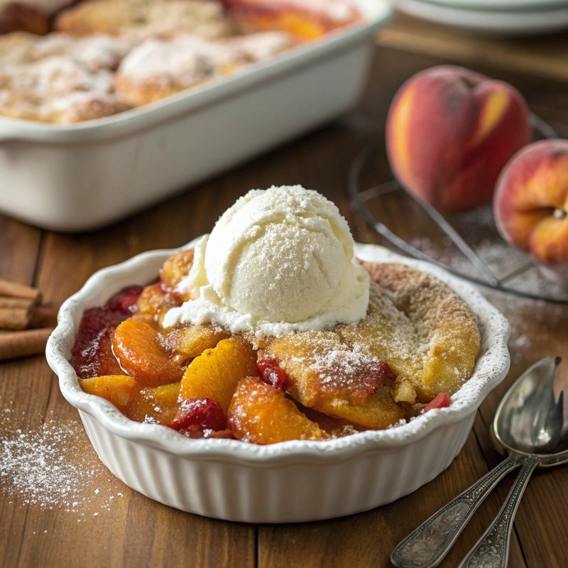Nectarine Cobbler