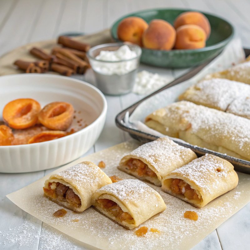 Apricot Cobbler Wraps