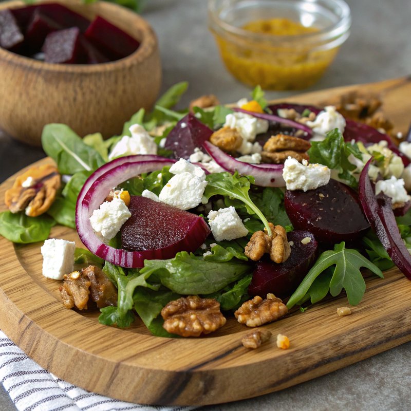 Gluten-Free Beet and Goat Cheese Salad