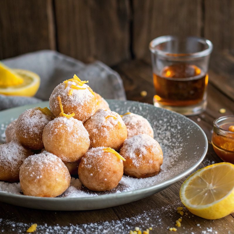Fritule - Croatian Citrus Doughnuts