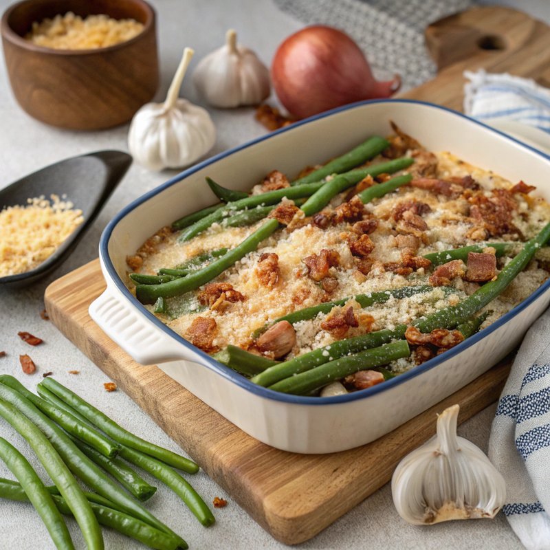 Keto Green Bean Casserole