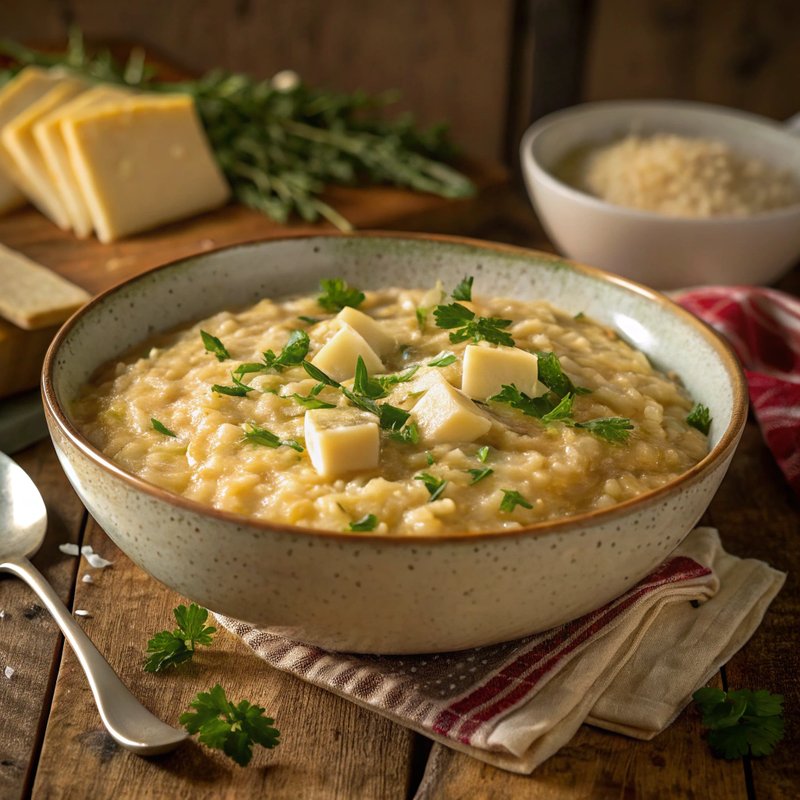 Creamy Taleggio Risotto