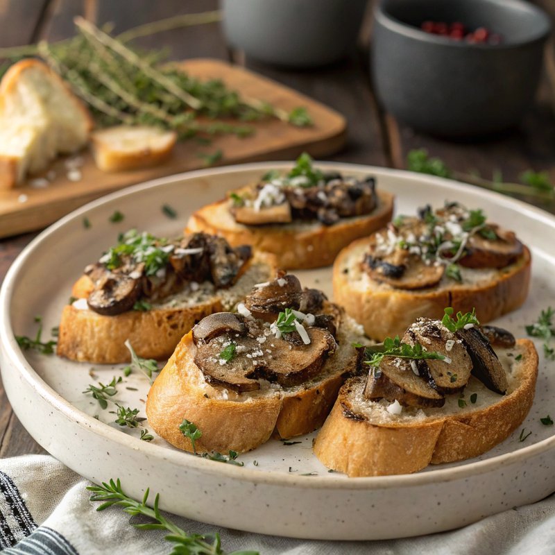 Crostini Con Funghi