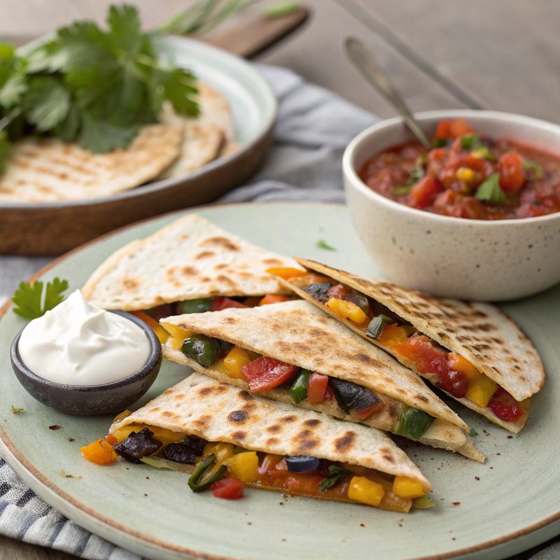 Grilled Vegetable Quesadillas