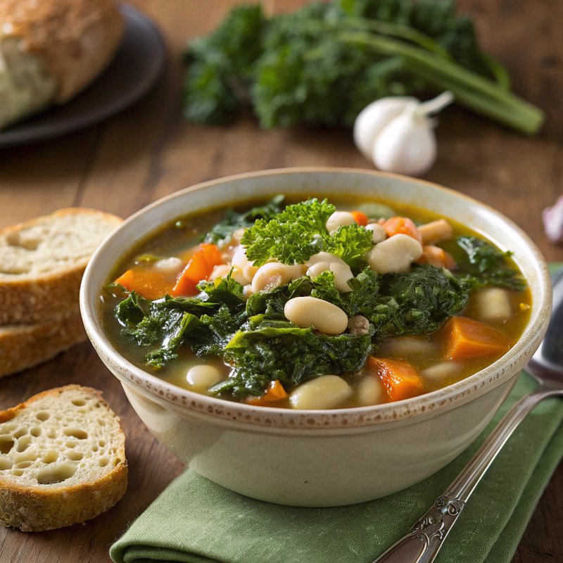 Hearty Kale and White Bean Soup
