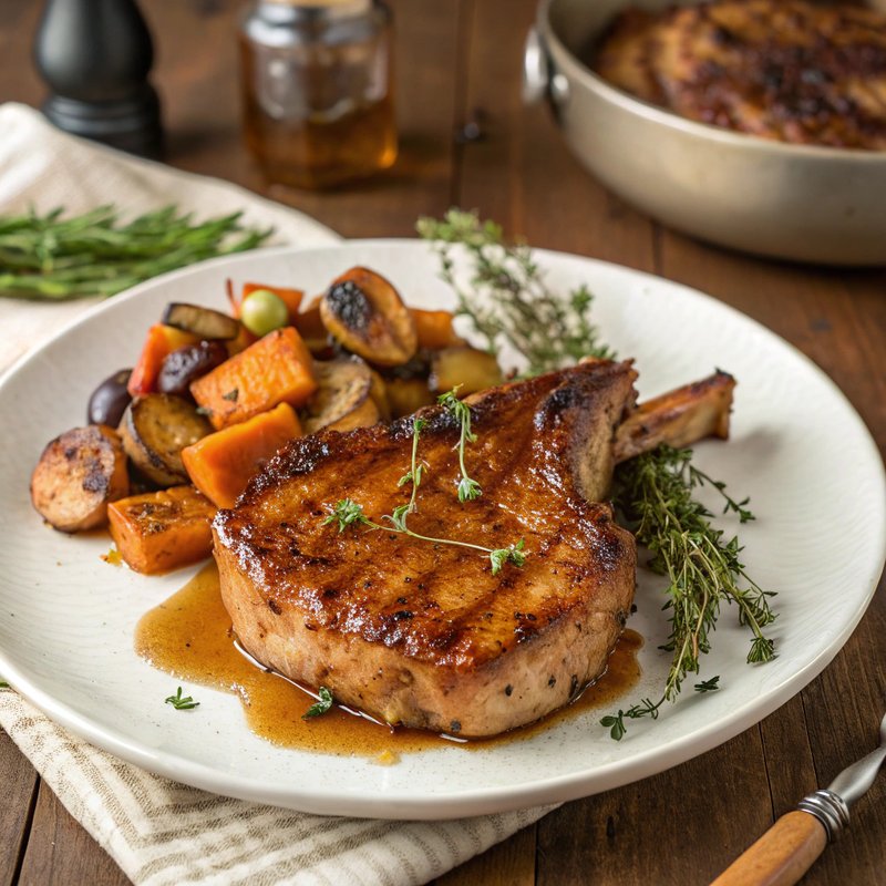 Maple Brined Pork Chops