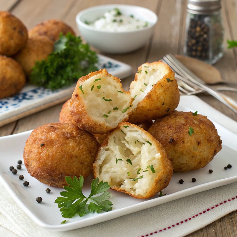 Classic Salted Cod Fritters