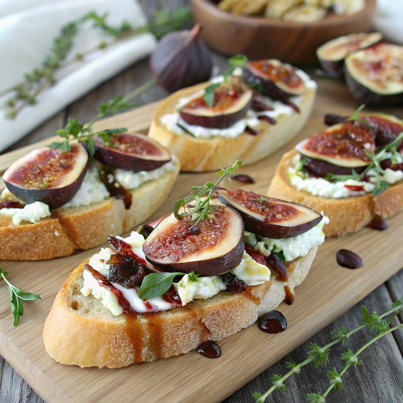 Endive and Fig Crostini